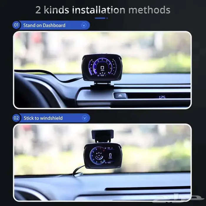 شاشة قيج معلومات obd2 مناسب لسيارات شيفروليه 3