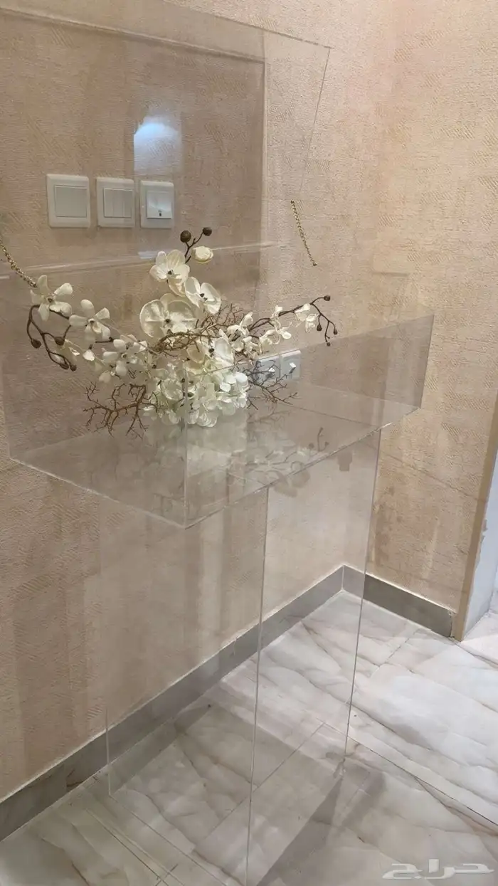 عربه اكريلك بالورد جديده 3