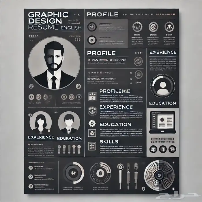 تصميم هوية تجارية و سيرة ذاتية 0