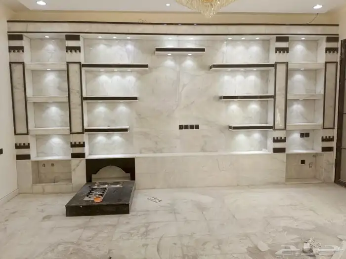مشبات خشب  رخام 12