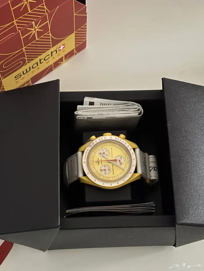 ساعة اوميقا وسواتش جديدة 100 2