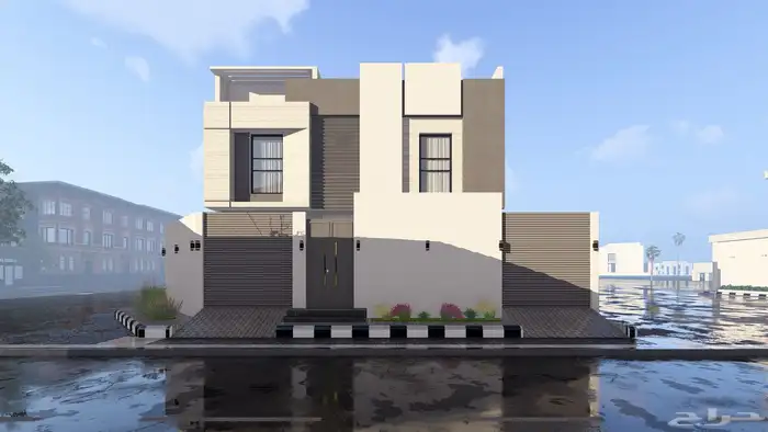 تصميم ديكور داخلي وواجهات فلل ومحلات 26