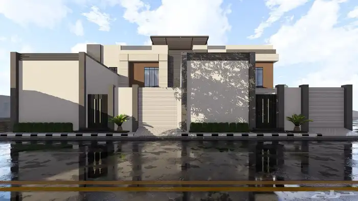 تصميم ديكور داخلي وواجهات فلل ومحلات 6