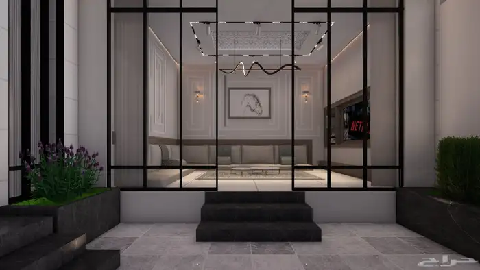 تصميم ديكور داخلي وواجهات فلل ومحلات 18
