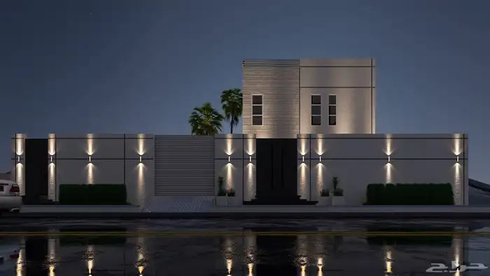تصميم ديكور داخلي وواجهات فلل ومحلات 8
