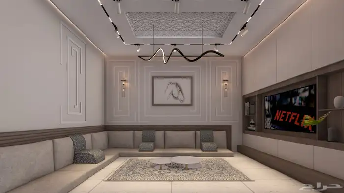 تصميم ديكور داخلي وواجهات فلل ومحلات 10