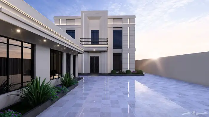 تصميم ديكور داخلي وواجهات فلل ومحلات 22