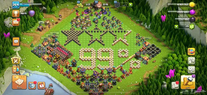 قرية كلاش اوف كلانس تاون هول 17 ماكس جبارره Clash of Clans 0