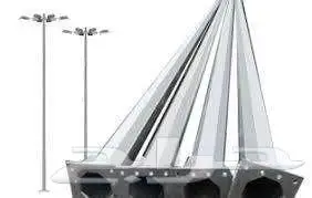 اعمدة إنارة البابطين ارتفاع 10متر عدد 41 عمود 0
