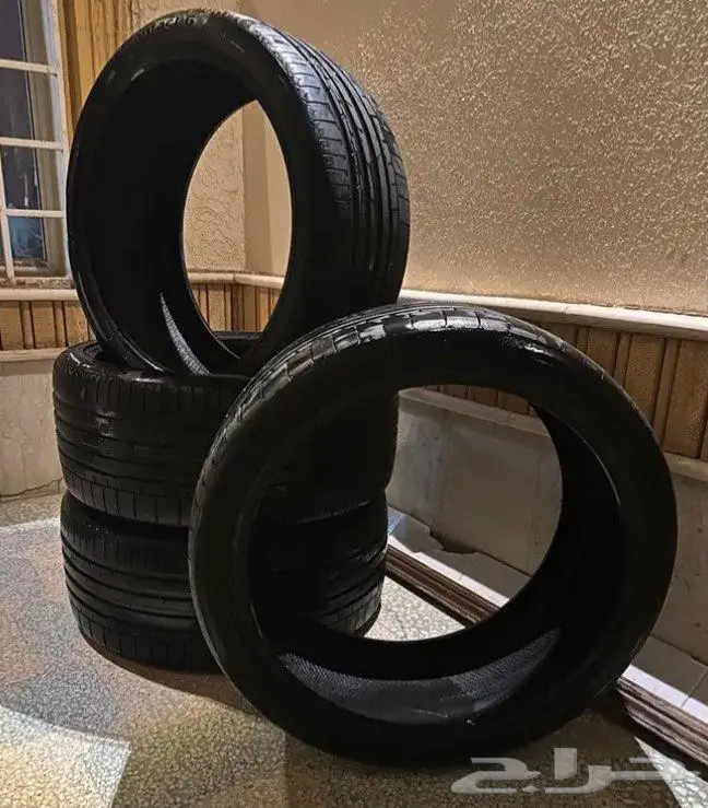 كفرات كونتننتال مقاس 23 نظيفه 2