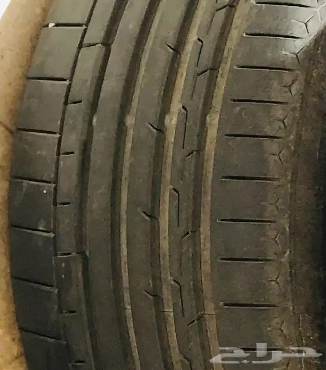 كفرات كونتننتال مقاس 23 نظيفه 4