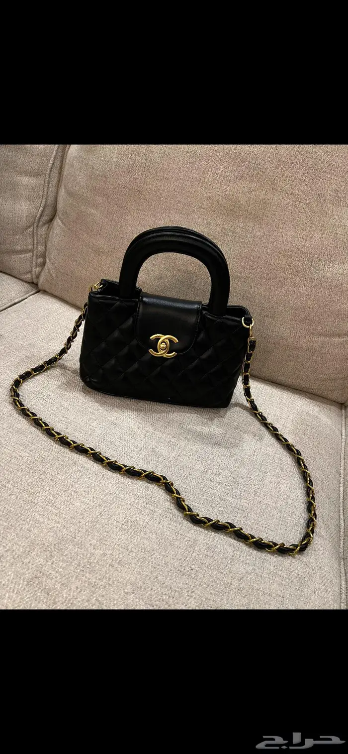 شنطه شانيل أسود 7