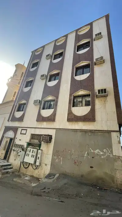 عمارة أربع طوابق حي الزهراء مكة 2