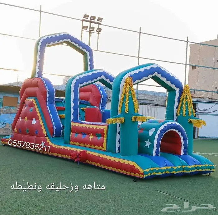 نطيطات ايجار زحليقه مائيه ملاعب صابونيه 2