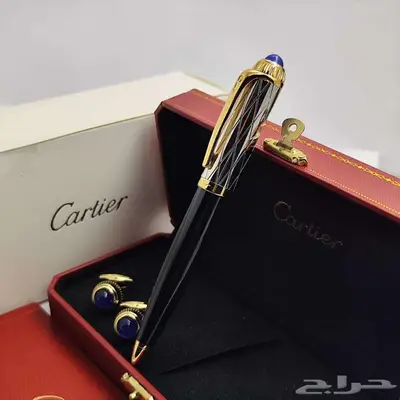 فخامة عاليه من اقلام كرتير كبكات طقم رجالي قلم كارتييه كبك 21