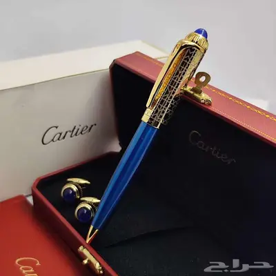 فخامة عاليه من اقلام كرتير كبكات طقم رجالي قلم كارتييه كبك 20