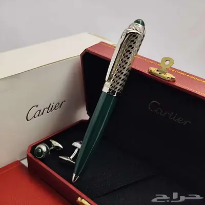 فخامة عاليه من اقلام كرتير كبكات طقم رجالي قلم كارتييه كبك 18