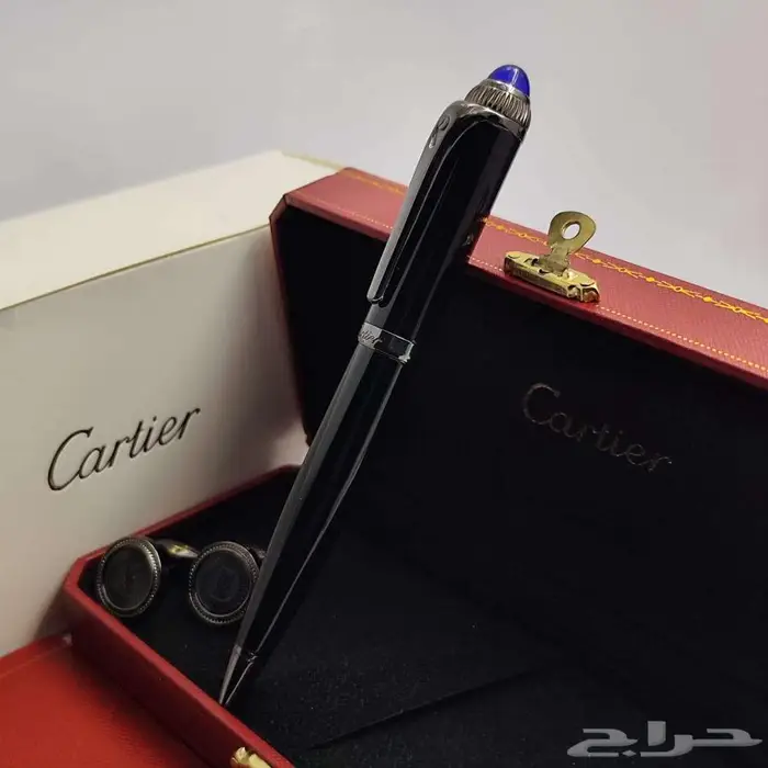 فخامة عاليه من اقلام كرتير كبكات طقم رجالي قلم كارتييه كبك 17