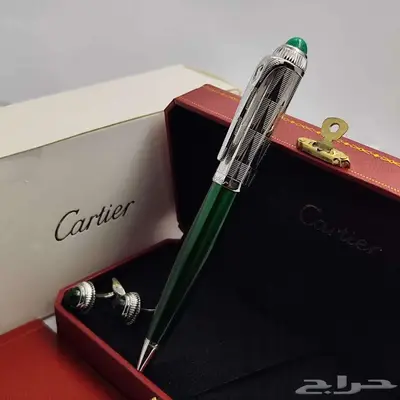 فخامة عاليه من اقلام كرتير كبكات طقم رجالي قلم كارتييه كبك 15