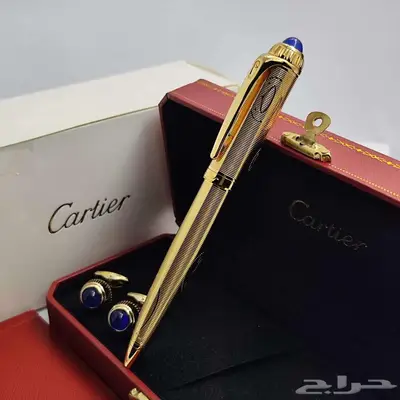 فخامة عاليه من اقلام كرتير كبكات طقم رجالي قلم كارتييه كبك 12