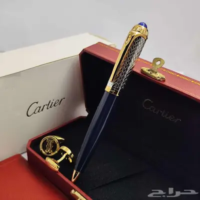 فخامة عاليه من اقلام كرتير كبكات طقم رجالي قلم كارتييه كبك 11