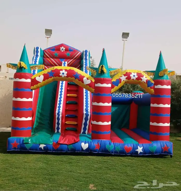 نطيطات ايجار زحليقه مائيه ملاعب صابونيه 0