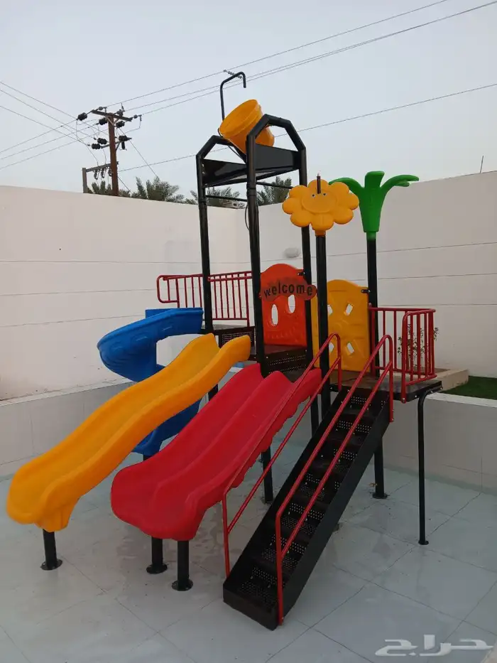 تركيب العاب مائيه مراجيح زحاليق 4