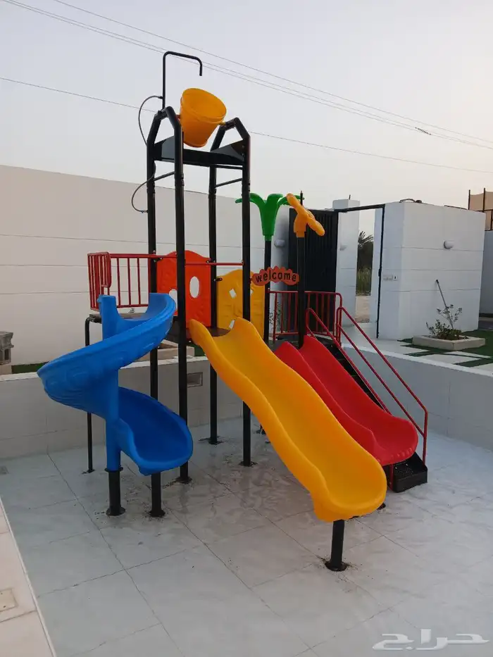 تركيب العاب مائيه مراجيح زحاليق 0