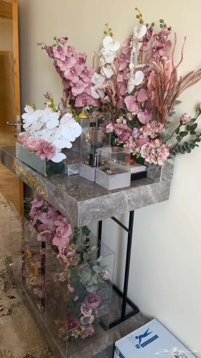 طاولة استقبال ملكه و حفلات 2