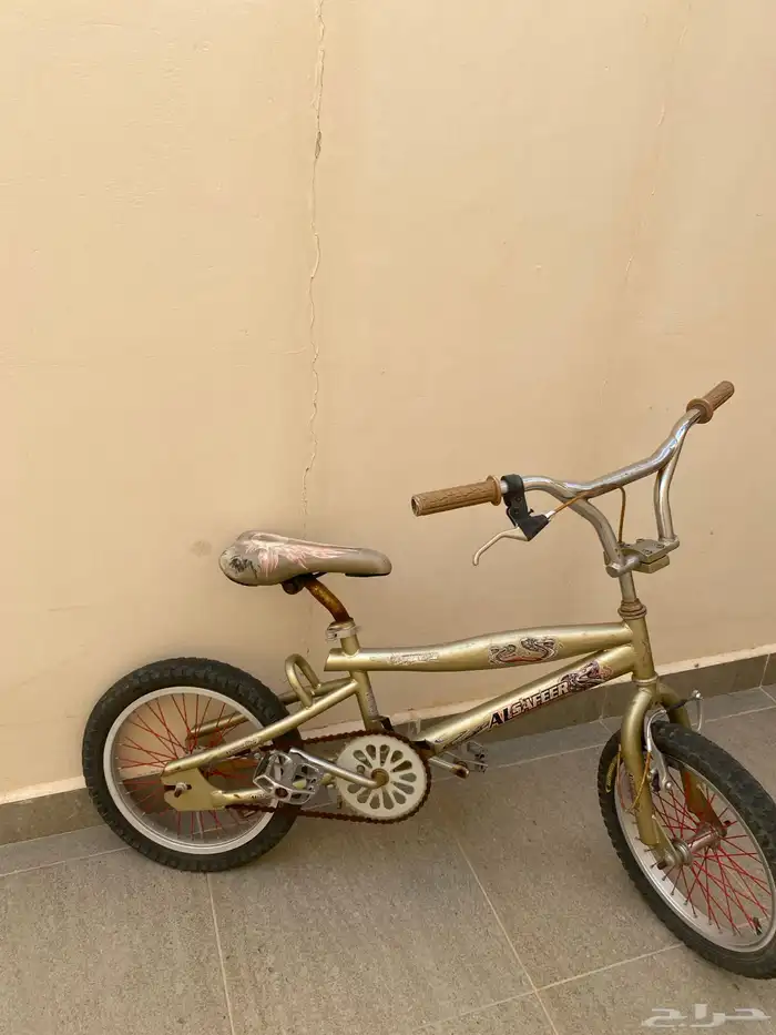 للبيع سيكل رياضي لون كان سماوي انصبغ اسود السعر 300 0