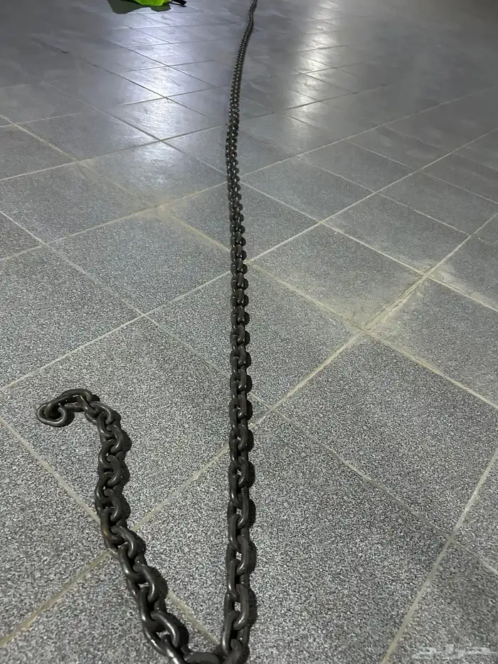 سلسلة سحب تريلات طول تقريبنا ستا متر سبعا متر العدد ثنتين 0
