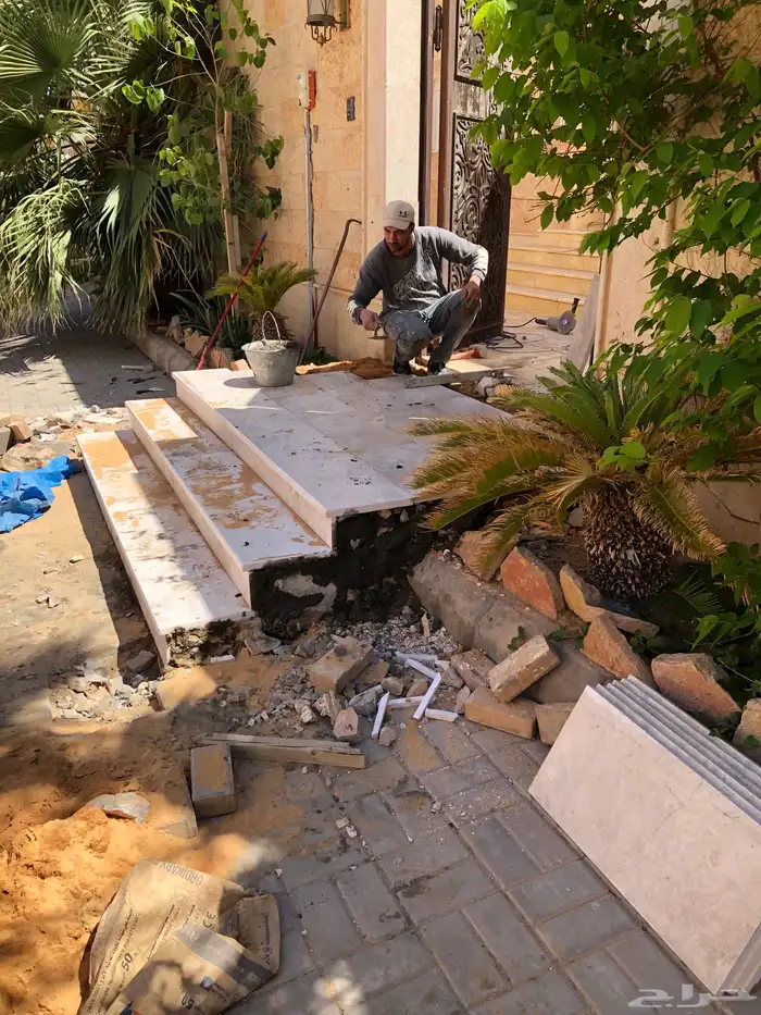 مغاسل رخام طبيعي وصناعة ومطبخ وطولات 20