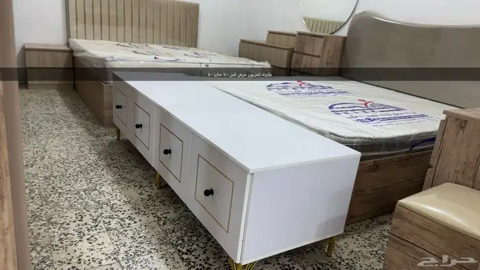 معرض القنون للأثاث غرفة النوم خزائن الملابس جاهز وتفصال 0