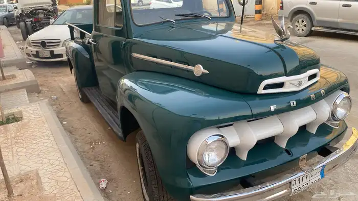 فورد F100 موديل 1952 قديم للبيع او الايجار 12