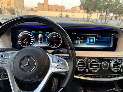 مرسيدس S450 2018 شبة مخزن ماشي 12 ألف 13