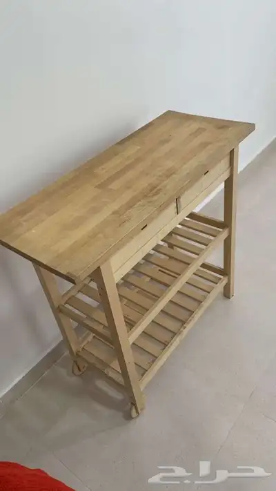 ركن قهوه خشبي ولوحه 1
