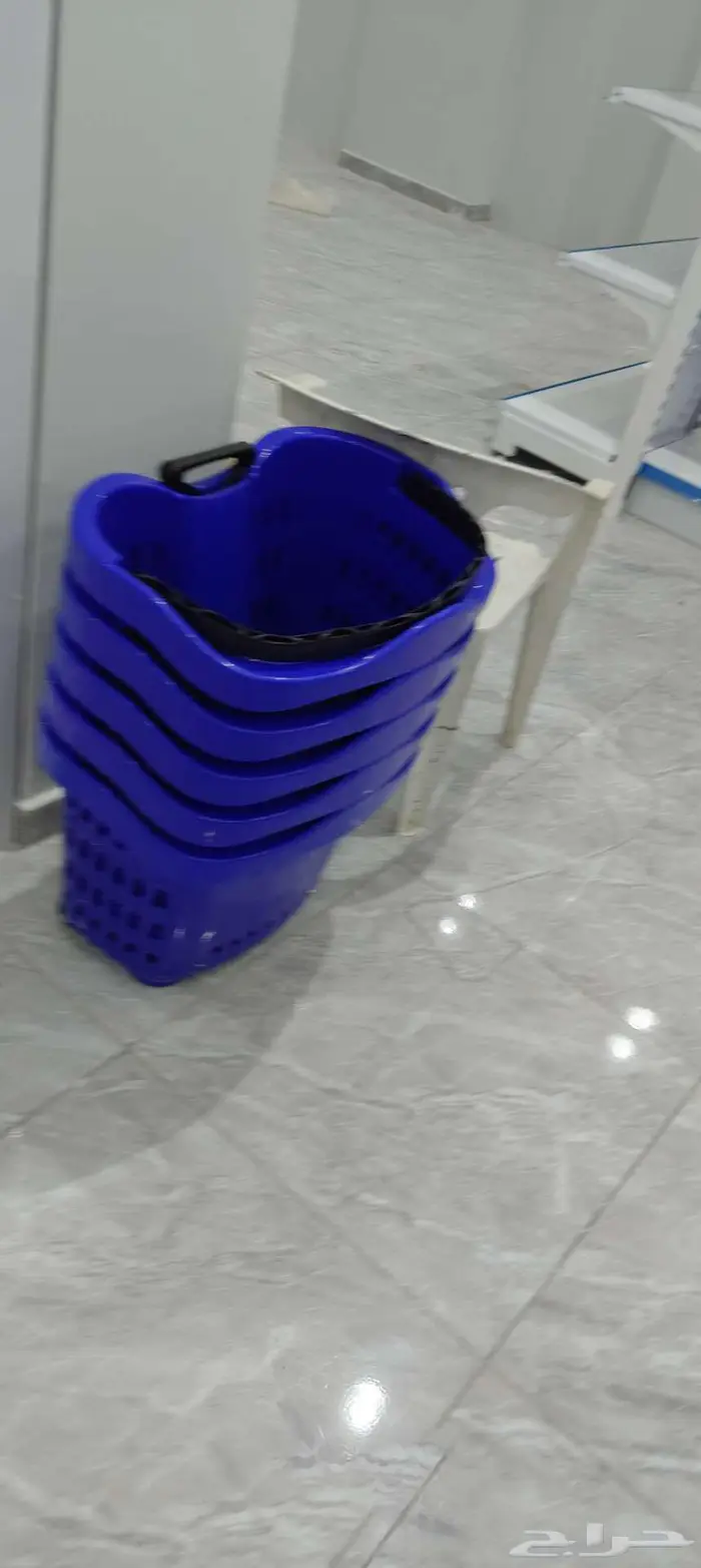عربيات تسوق وسلة سحب بلاستك 3