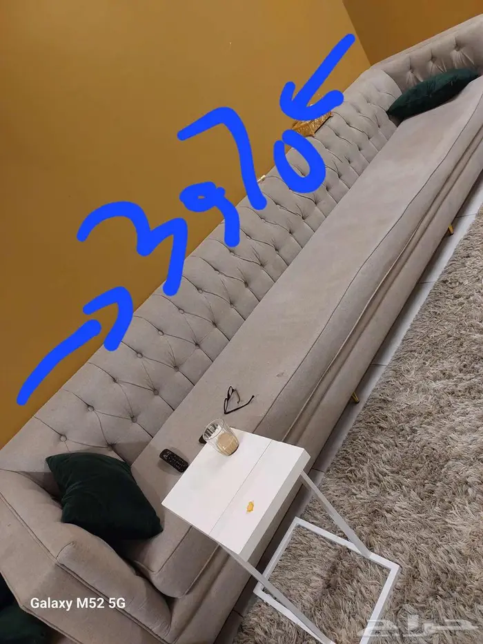 كنب طويل قطعتين 3