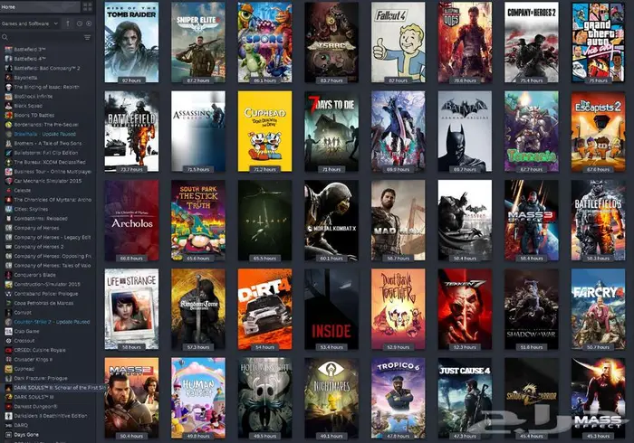 بكج ستيم الاقوى فوق 400 في حساب واحد STEAM 10