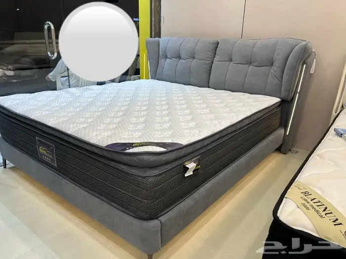 سرير مع اضاءة بدون مرتبه 0
