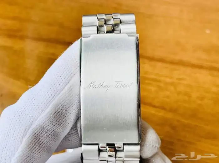 ساعة Mathey Tissot جديدة مخزنة 10 سنوات لم تستخدم 5