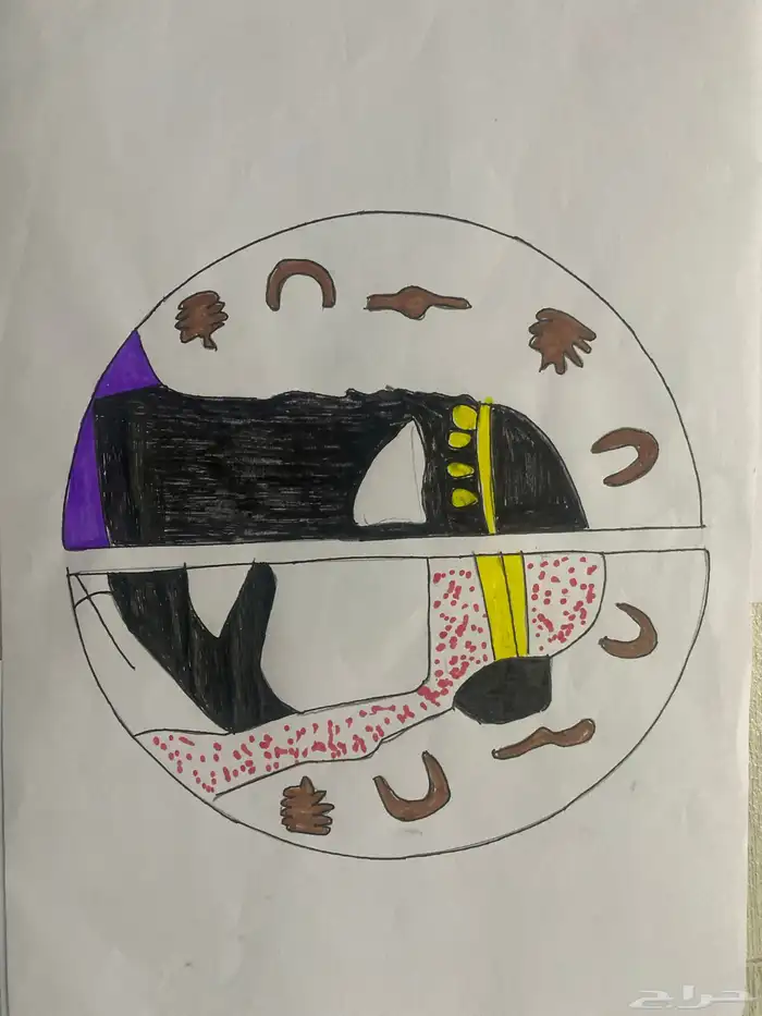 رسمه عن يوم التأسيس 0