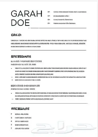 سيرة ذاتية - خطابات رسمية - شغل احترافي 1