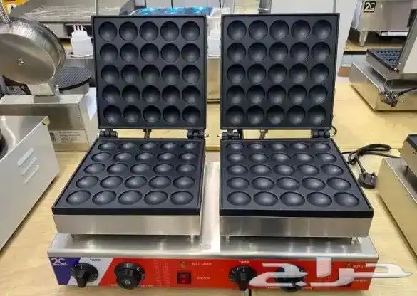جهاز ميني بانكيك والوافل والكريبات بأحجام مختلفة.. 0