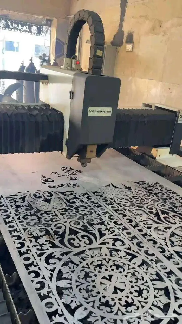 قص ليزر احترافي تخريم وتقطيع حديد وستيل تنفيذ حسب الطلب 7