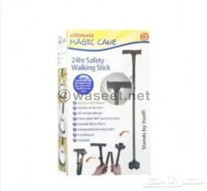 عصا تابلت كشاف أفضل عصا بالسوق لكبار السن والمصابين 1