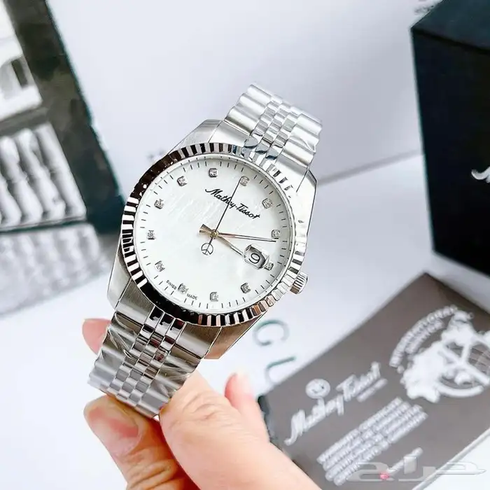 ساعة Mathey Tissot جديدة مخزنة 10 سنوات لم تستخدم 0