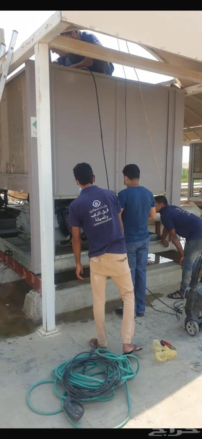 فني صيانة مكيف دكت سبلت ومكيف بكج فني هندي 15