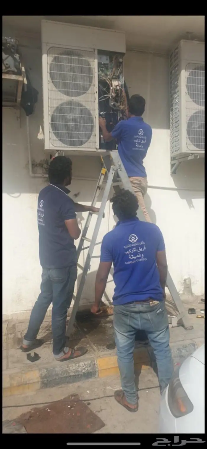 فني صيانة مكيف دكت سبلت ومكيف بكج فني هندي 16