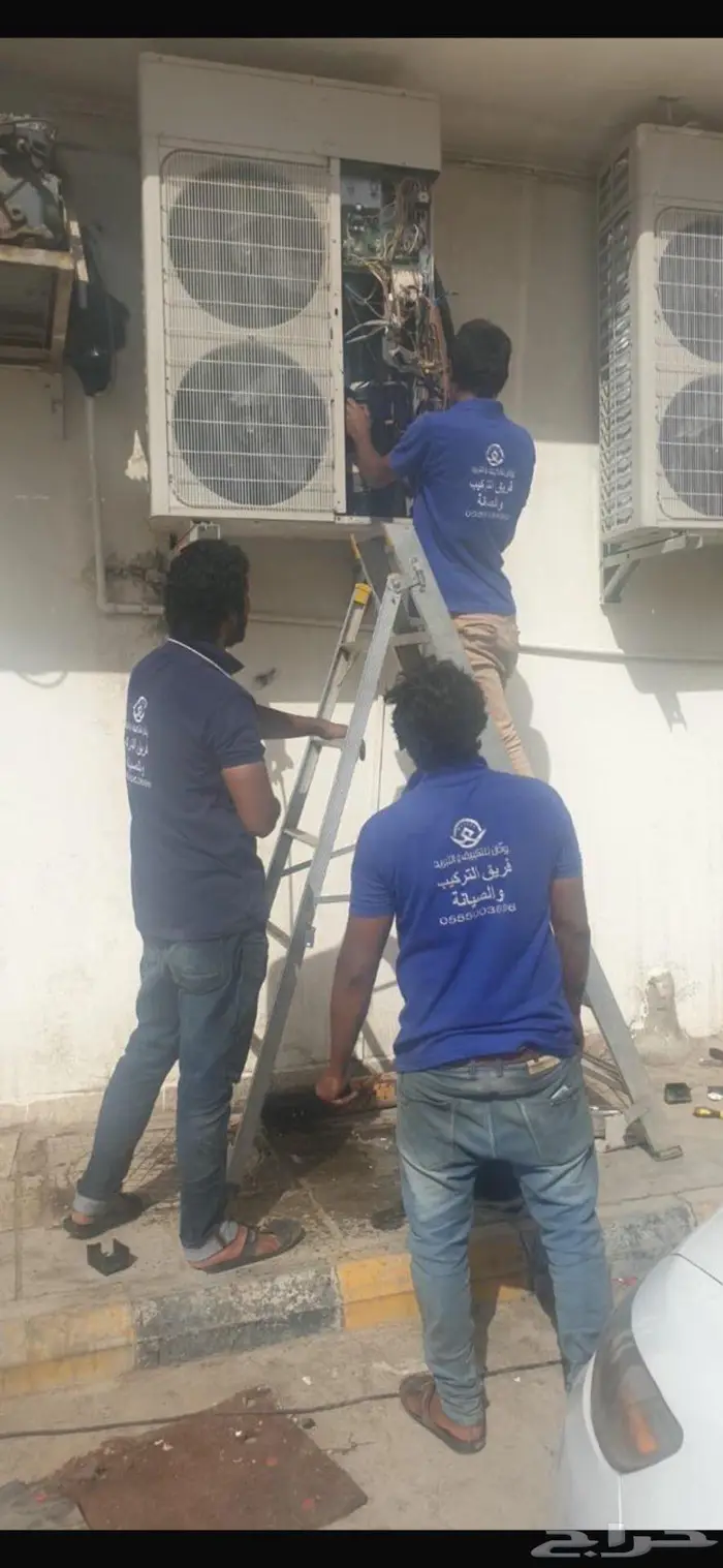فني صيانة مكيف دكت سبلت ومكيف بكج فني هندي 14